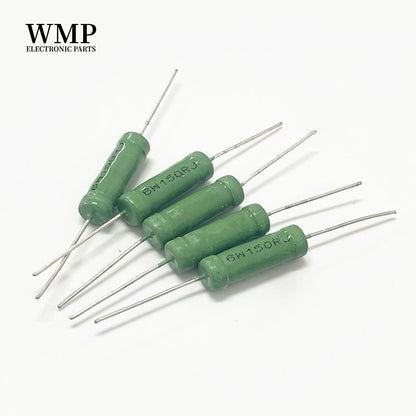 5Pcs RX24 Wirewound Crossover Resistors 5W 6W - 10R 20R 30R 47R 51R 100R 150R 200Ω 1K 10K
