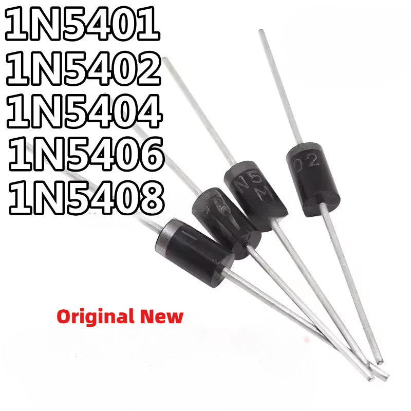 ‌IN5408, 1N5400, 1N5401, 1N5402, 1N5404, 1N5406, 3A100-1000V Rectifier Diodes – 3A 100V To 1000V High-Current Power Diodes