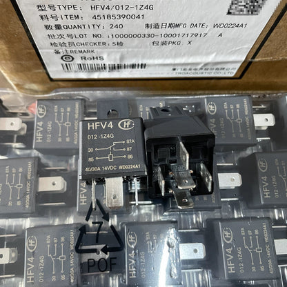 Original HFV Automotive Relay HFV4 HFV7 HFV15 HFV16 12/24V H1TY H1TJ Z1TJ 1Z1GR 1Z4G 1Z1G HTM HSTM 40A 70A New