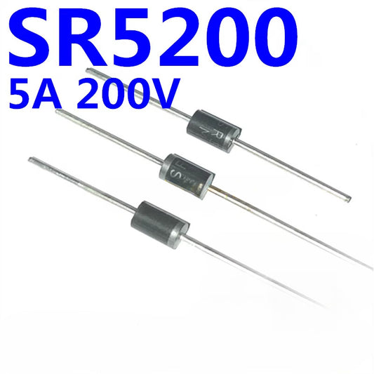 ‌Schottky Diode SR5200 MBR5200A MBR5200 5A 200V High Efficiency