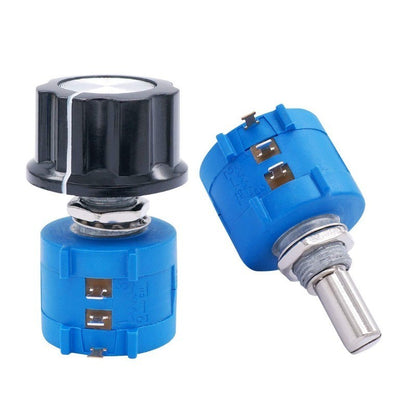 1 Pair 3590S Rotary Potentiometer 100R-100k Ohm with A03 Knob