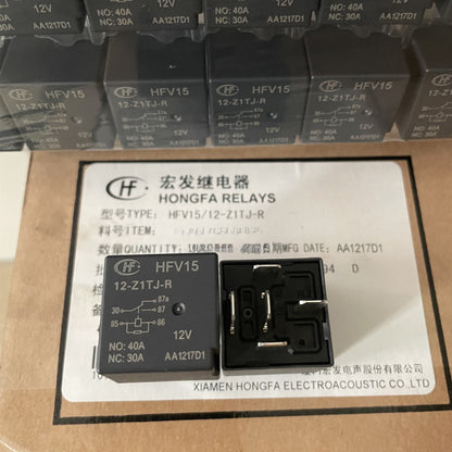 Original HFV Automotive Relay HFV4 HFV7 HFV15 HFV16 12/24V H1TY H1TJ Z1TJ 1Z1GR 1Z4G 1Z1G HTM HSTM 40A 70A New