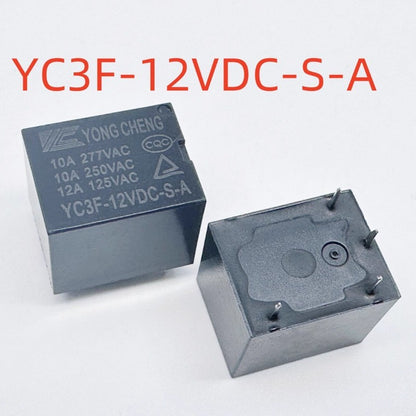 New Original Relay YC3F-5VDC-1A YC3F-12VDC-1A YC3F-12VDC-S-A 4Pin 10A T73 For Electric rice cooker hot water kettle