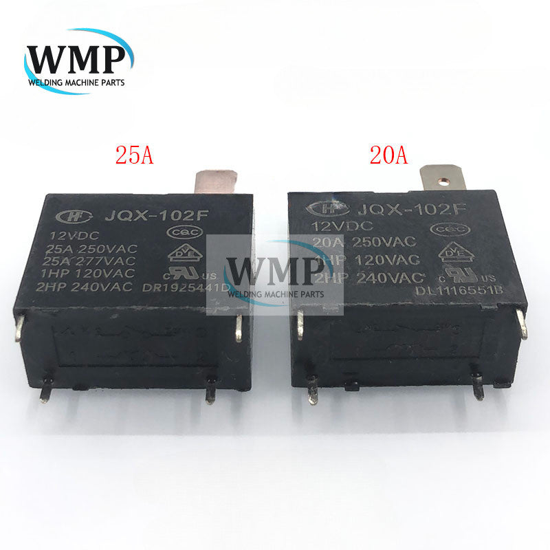 New Original Relay HF HF102F JQX-102F 12VDC 20A 25A 4Pin for AirCon Air Conditioning Water Heater