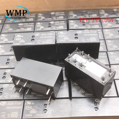 Original HF Relay JQX-115F 012 024 005-2ZS4 5V 12V 24V 8Pin 8A New