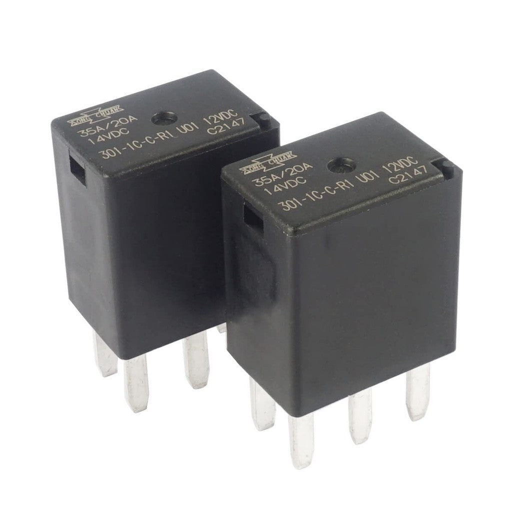 Original 301-1C-C-R1 U01 U02 12VDC 24VDC Automotive Relay 5 Pins SPDT