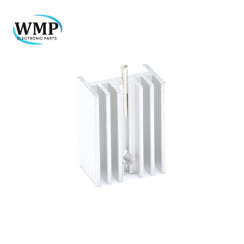 10Pcs 21*15*10mm Heatsink TO-220 Heat Sink for Transistor MOS Tube Radiator Cooler Cooling Fin Aluminum 21x15x10mm Metal Slotting Transistor PBC IC
