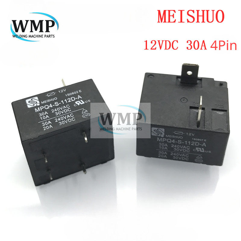 Original MEISHUO Relay MPQ4-S-112D-A 12VDC 4Pin 30A T91 Relay New