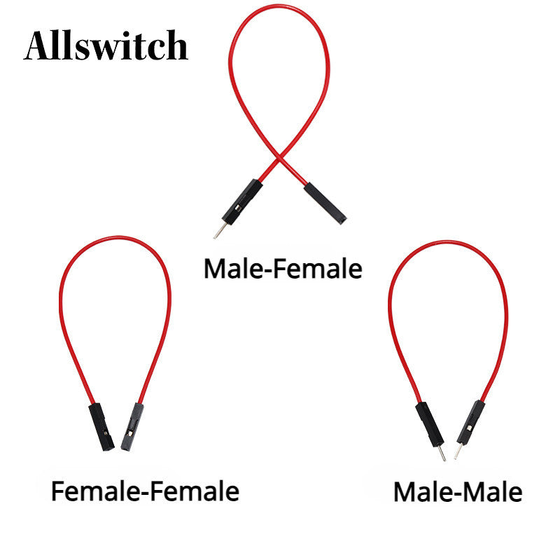 10Pcs 20cm DuPont Wire Cable for Breadboard Arduino Cable 2.54mm Male/female Jumper 26AWG Cable