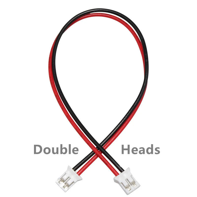 5Pcs Micro JST PH2.0 Male Wire 20cm Connector 2.0mm 2/3/4/5/6Pin JST Plug Terminal Cable Wire Connector 26AWG Wire Length 20CM