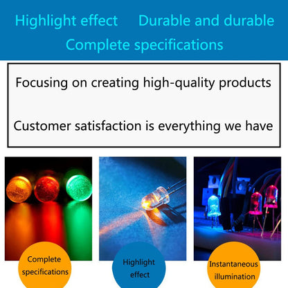 10Pcs 3mm LED with 20cm Wire 3V 6V 12V 24V 220V White Red Green Blue Yellow RGB LED Diode Lamp Decoration Light Emitting Diodes