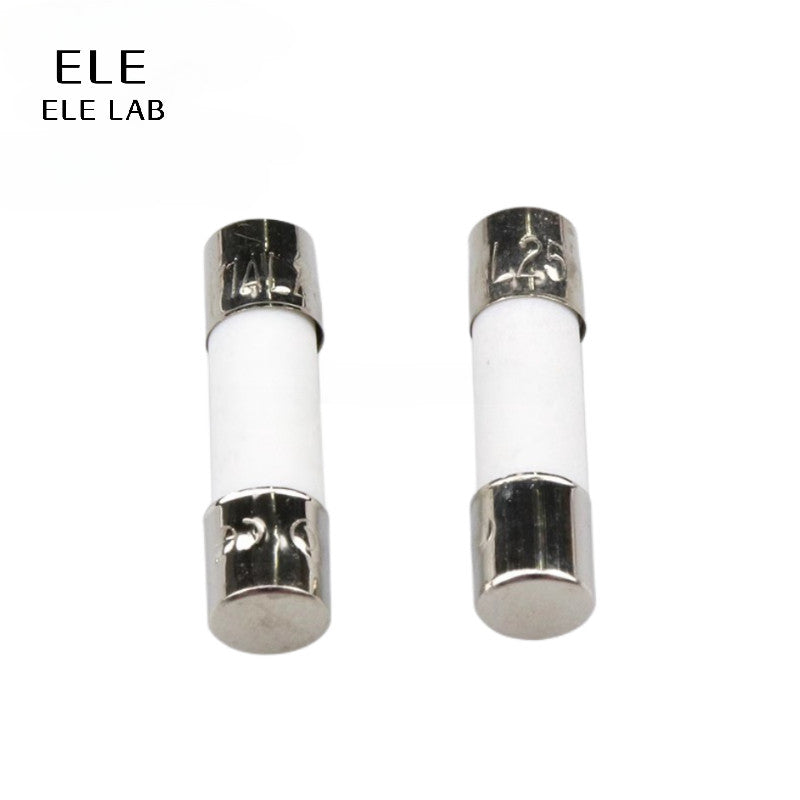 20Pcs Ceramic Fuse Tubes 5x20mm 6x30mm 250V 1A/2A/3A/5A/6.3A/8A/10A/15A/30A for Electronics, Industrial Equipment, and Power Supply Protection
