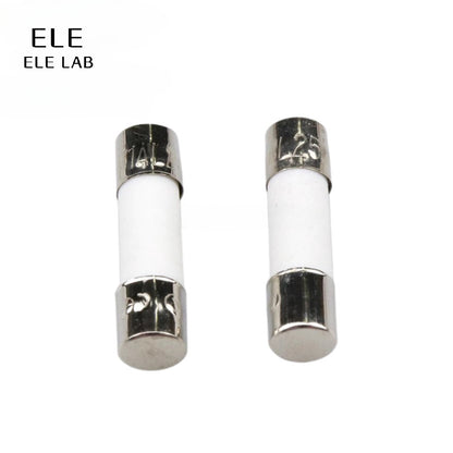 20Pcs Ceramic Fuse Tubes 5x20mm 6x30mm 250V 1A/2A/3A/5A/6.3A/8A/10A/15A/30A for Electronics, Industrial Equipment, and Power Supply Protection