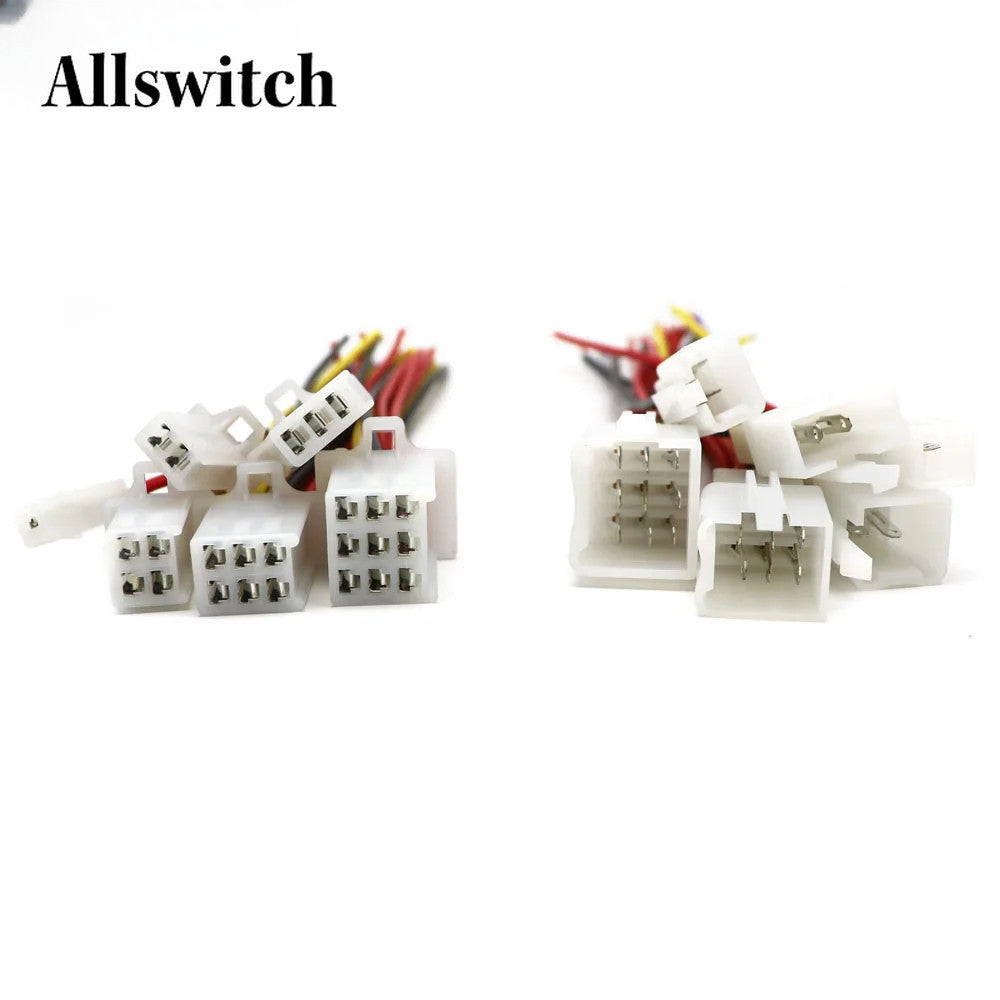 2.8mm Automotive Electrical Wire Connector Male Female Cable Terminal Plug for Motorcycle Ebike Car 2/3/4/6 Pin
