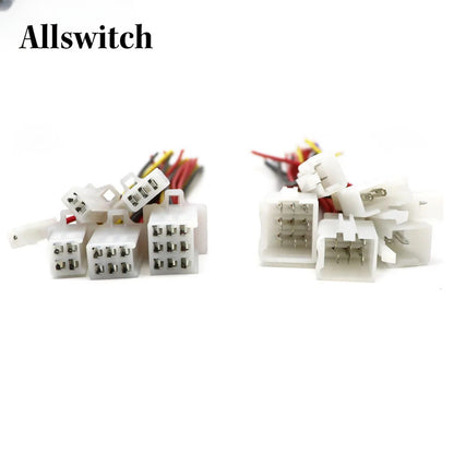 2.8mm Automotive Electrical Wire Connector Male Female Cable Terminal Plug for Motorcycle Ebike Car 2/3/4/6 Pin
