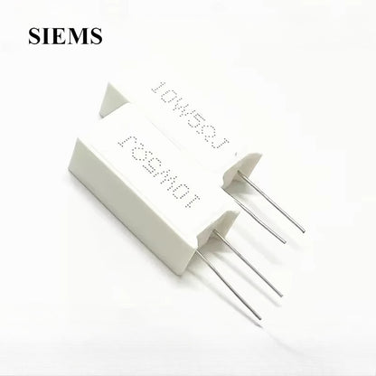 2/5Pcs RX27 vertical cement resistor 5W 10W 20W 1R-1K Ohm cement resistor