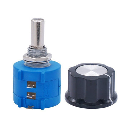 1 Pair 3590S Rotary Potentiometer 100R-100k Ohm with A03 Knob