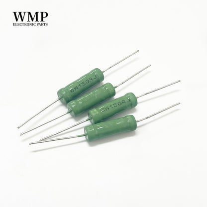 5Pcs RX24 Wirewound Crossover Resistors 5W 6W - 10R 20R 30R 47R 51R 100R 150R 200Ω 1K 10K