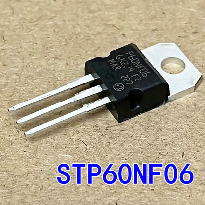 5Pcs Original Power Transistors STP60NF06 STP55NF06 P60NF06 P55NF06 N-Channel MOSFET for Inverter New