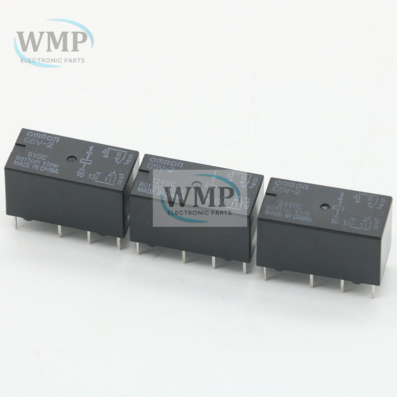 Original Relay G5V-2-5VDC G5V-2-12VDC G5V-2-24VDC G5V-2-H1-12VDC G5V-2-H1-24VDC New