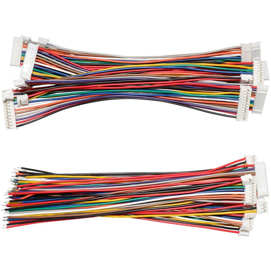 5Pcs Micro JST PH2.0 Male Wire 20cm Connector 2.0mm 2/3/4/5/6Pin JST Plug Terminal Cable Wire Connector 26AWG Wire Length 20CM