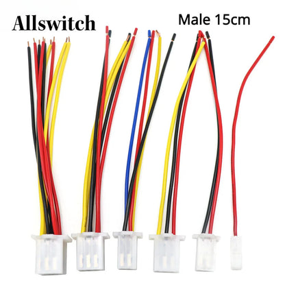 2.8mm Automotive Electrical Wire Connector Male Female Cable Terminal Plug for Motorcycle Ebike Car 2/3/4/6 Pin