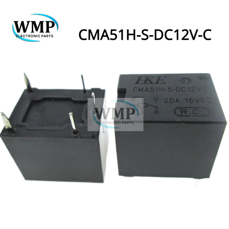 Original HKE Relay CMA51H-S-DC12V-C for Auto Car CMA51H-S-DC12V-A 5Pin 20A 16V Automotive Relay
