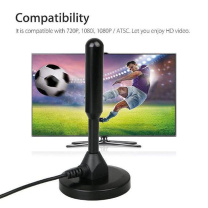 HD Digital TV Antenna Indoor Amplified DAB High Gain 200 Miles with Amplifier Booster VHF/UHF Quick Response Outdoor Aerial Set