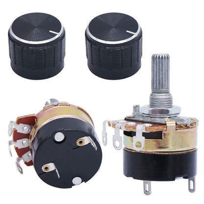 Taper Dimmer Potentiometer WH138-1 B with On/Off Switch