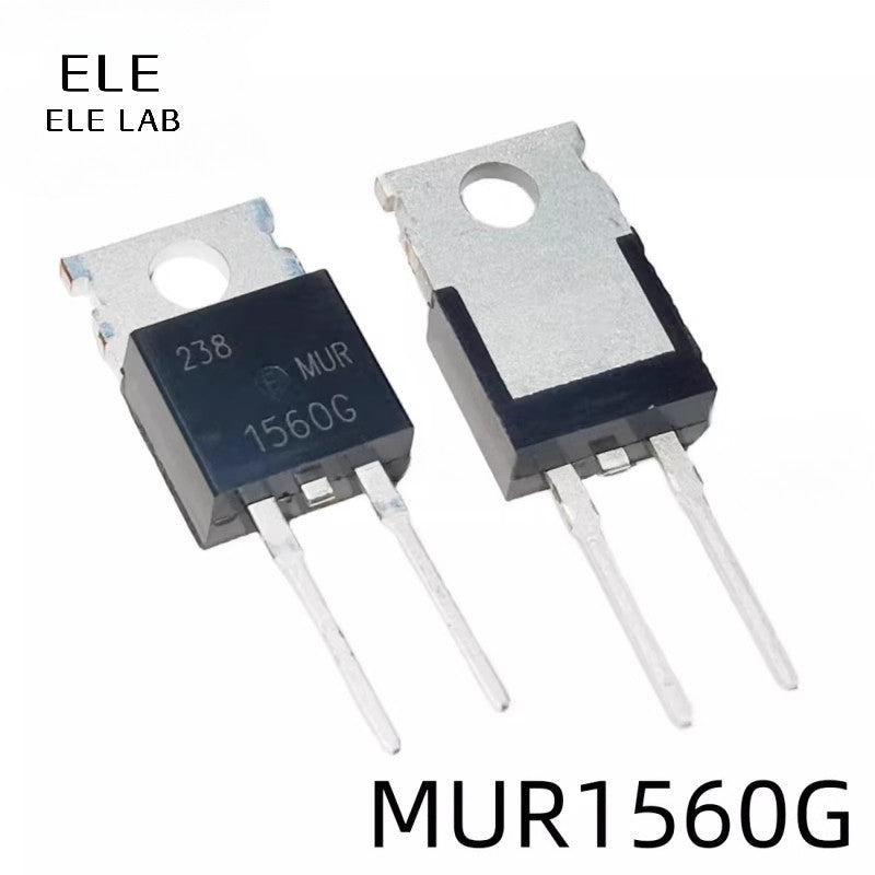 5/2Pcs Original MUR1560G MUR1560 Ultrafast Recovery Diode 600V 15A TO-220-2