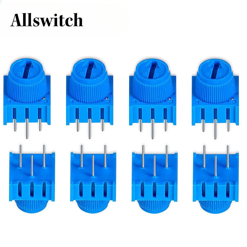 10/5Pcs 3386 3386P Potentiometer Resistor Single Turn Breadboard Trim Potentiometer with Knob for Arduino Trimpot