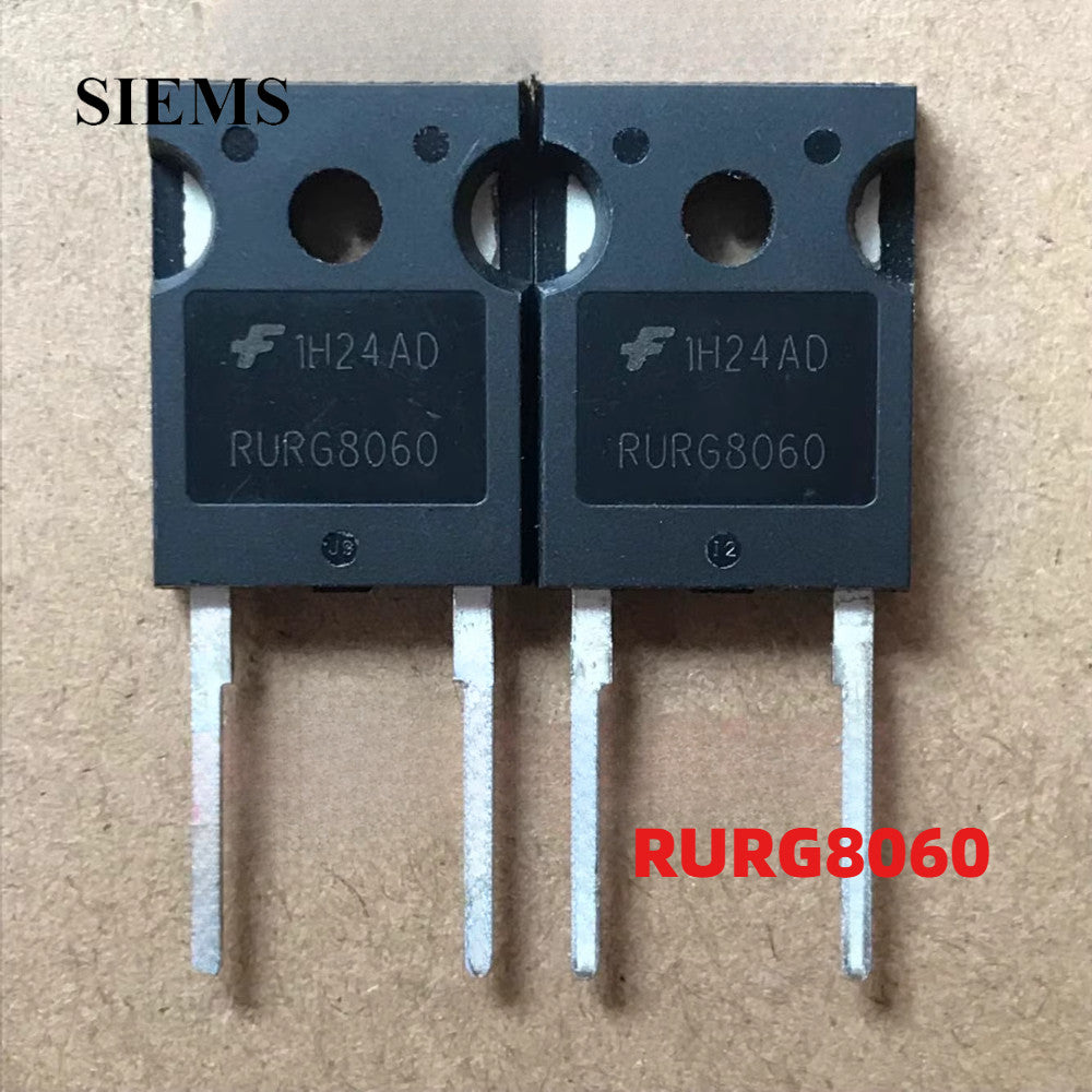 1/2Pcs Original RURG8060 High power fast recovery rectifier diode 80A 600VTO-247