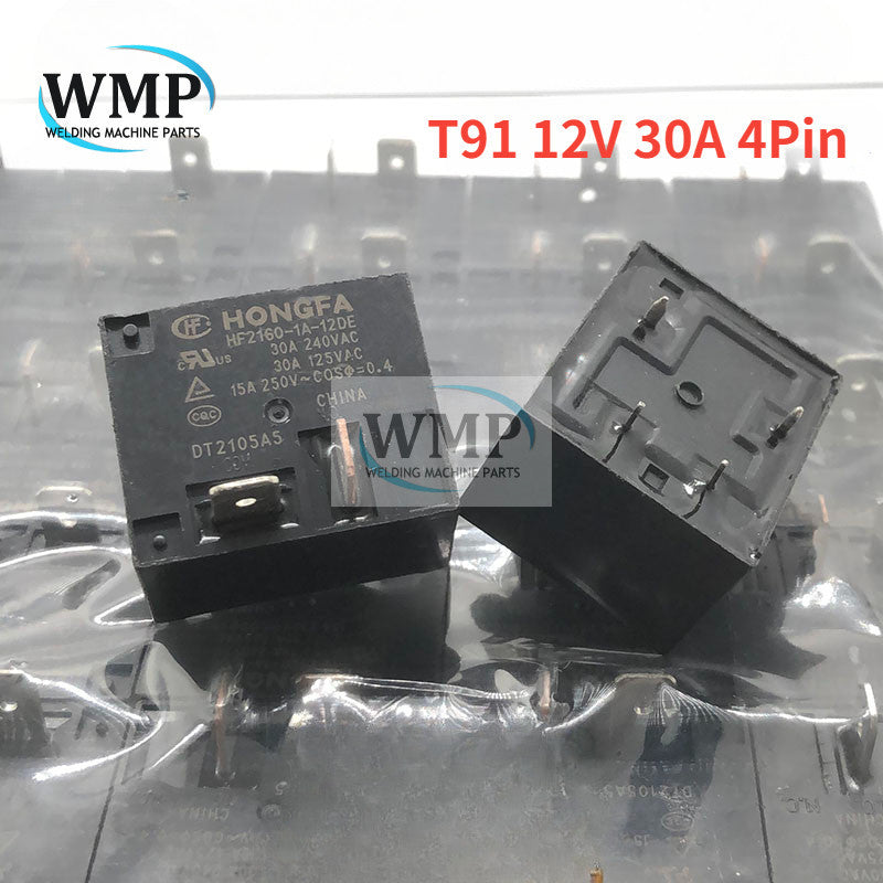 Original T91 Relay HF2160-1A-12DE 4Pin 12V 30A for Aircon Air Conditioning New