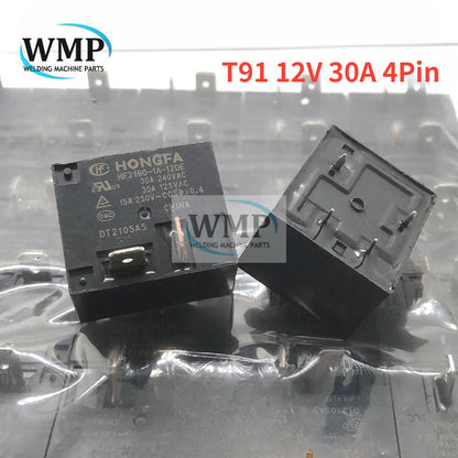 Original T91 Relay HF2160-1A-12DE 4Pin 12V 30A for Aircon Air Conditioning New