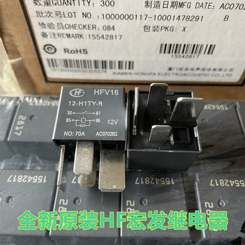 Original HFV Automotive Relay HFV4 HFV7 HFV15 HFV16 12/24V H1TY H1TJ Z1TJ 1Z1GR 1Z4G 1Z1G HTM HSTM 40A 70A New