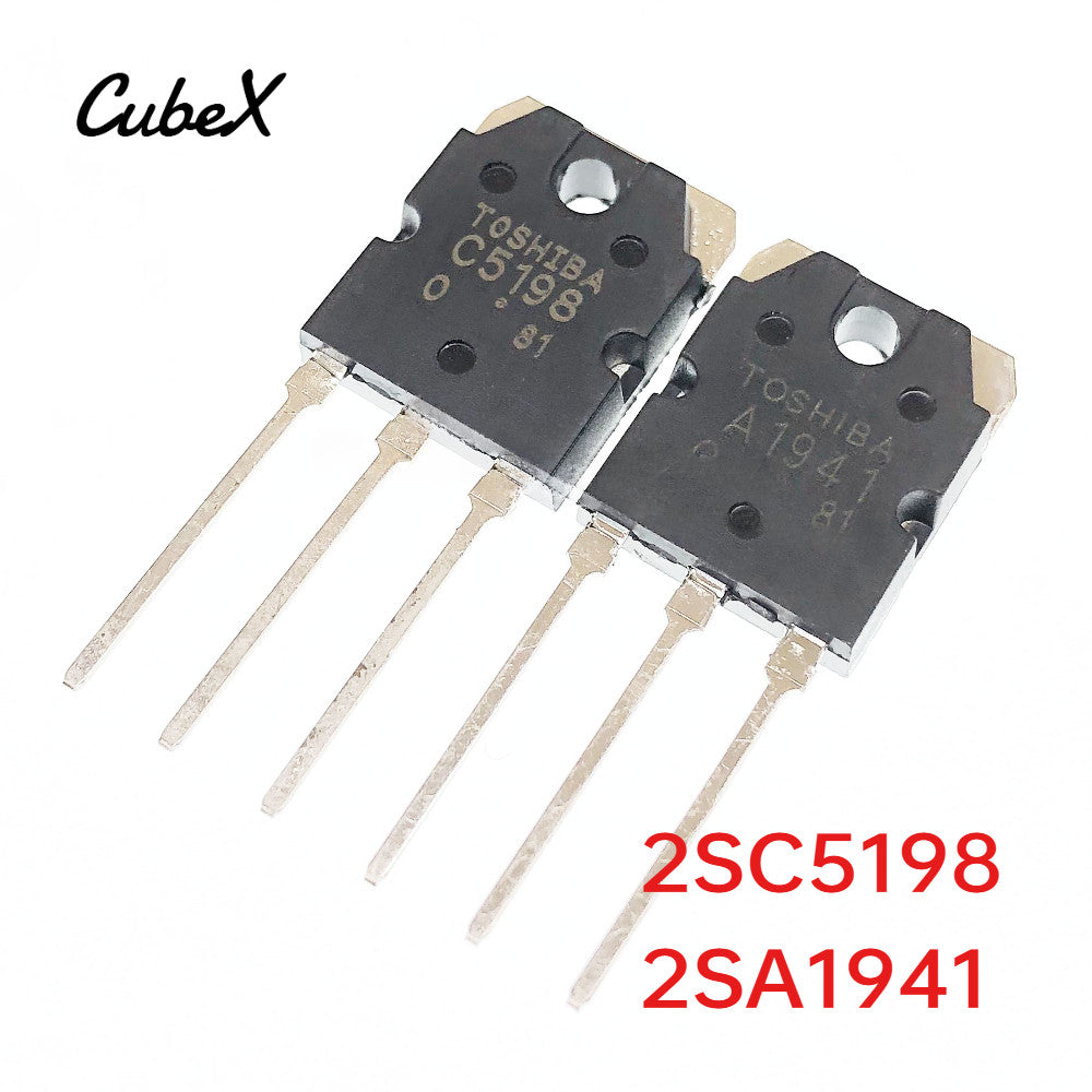 New 2SC5198 2SA1941 5198 1941 High-Power Audio Transistors TO-3P