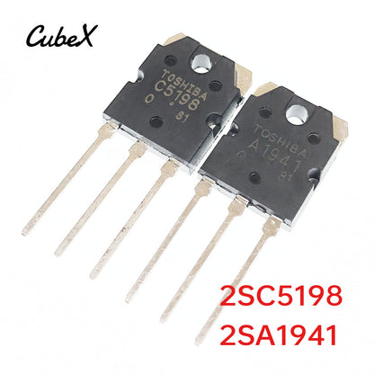 New 2SC5198 2SA1941 5198 1941 High-Power Audio Transistors TO-3P