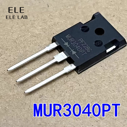 Original Ultra-Fast Recovery Diode MUR3040PT 400V 30A MUR3060PT MUR3020PT 400V 20A High Voltage Rectifier Diodes for Power Circuits