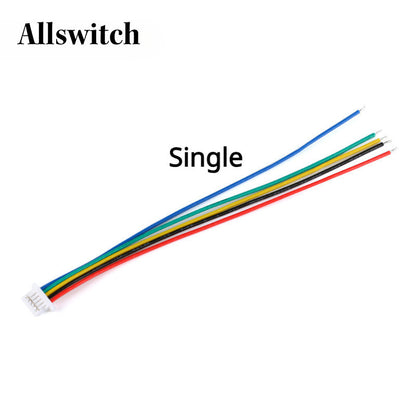 10Pcs SH1.0 Wire Cable Connector DIY SH1.0 JST 2/3/4/5/6 Pin Electronic Line Single Double Terminal Plug 28AWG 10cm