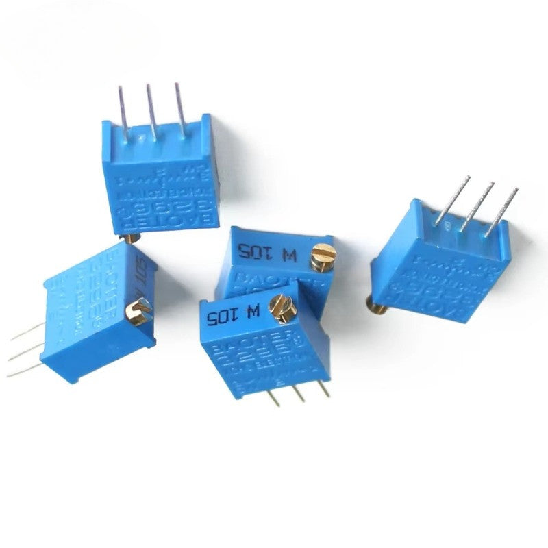 10/5PCS 3296W Trimming Potentiometer 200R 500R 1K 2K 5K 10K 20K 50K 3296 Potentiometers Variable Resistor