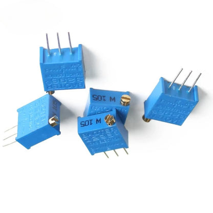 10/5PCS 3296W Trimming Potentiometer 200R 500R 1K 2K 5K 10K 20K 50K 3296 Potentiometers Variable Resistor