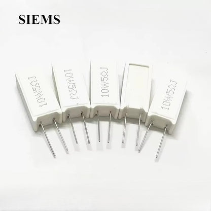 2/5Pcs RX27 vertical cement resistor 5W 10W 20W 1R-1K Ohm cement resistor
