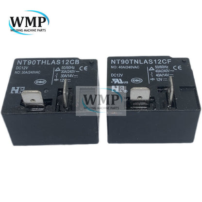 Original Relay NT90THLAS12CB NT90THLAS12CF 4Pin 12V 40A 30A Replace MPQ4-S-112D-A SLI-S-112DM HF2160-1A-12DE for Aircon Air conditioning / Water Heater New