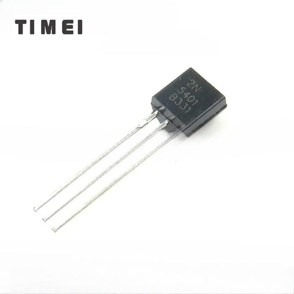 50pcs 2N5551 2N5401 NPN-PNP Complementary Pair TransistorsTO-92