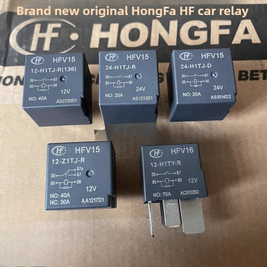 Original HFV Automotive Relay HFV4 HFV7 HFV15 HFV16 12/24V H1TY H1TJ Z1TJ 1Z1GR 1Z4G 1Z1G HTM HSTM 40A 70A New