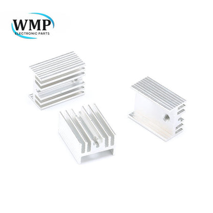 10Pcs 21*15*10mm Heatsink TO-220 Heat Sink for Transistor MOS Tube Radiator Cooler Cooling Fin Aluminum 21x15x10mm Metal Slotting Transistor PBC IC