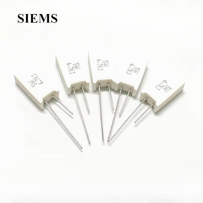 2/5Pcs RX27 vertical cement resistor 5W 10W 20W 1R-1K Ohm cement resistor