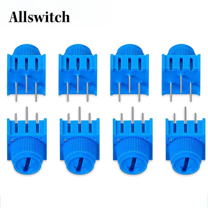 10/5Pcs 3386 3386P Potentiometer Resistor Single Turn Breadboard Trim Potentiometer with Knob for Arduino Trimpot