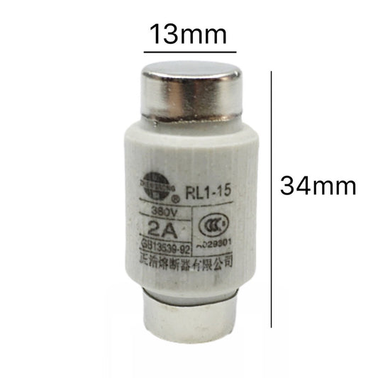 Ceramic Fuse RL1-15 380V 2A 4A 5A 6A 10A 15A Insure Fed Pipe Melting Core