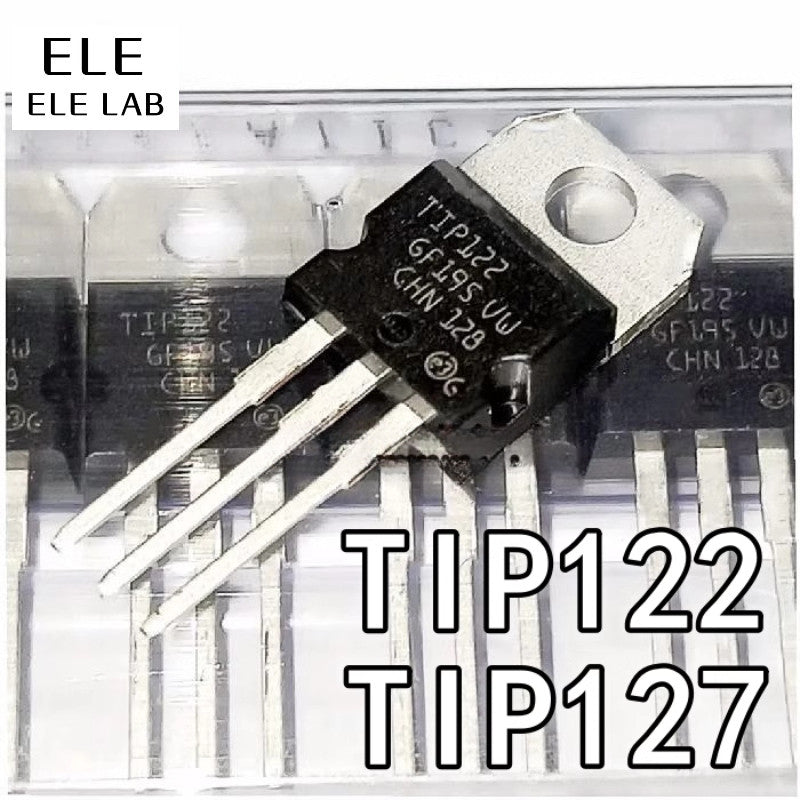 Original TIP122 & TIP127 Darlington Transistor Pair NPN PNP